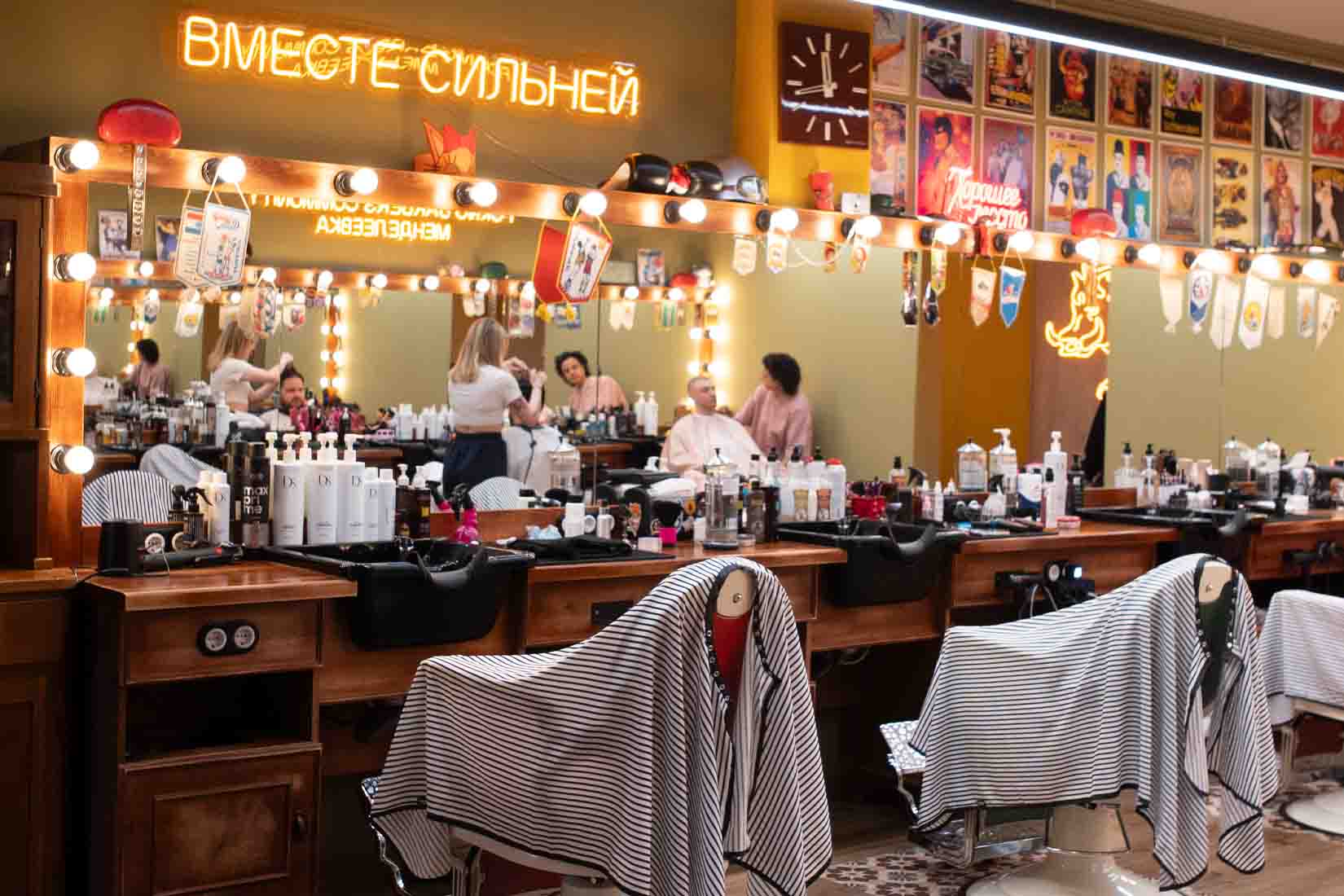 Новый филиал Fckng Barbers на Менделеевской в Москве